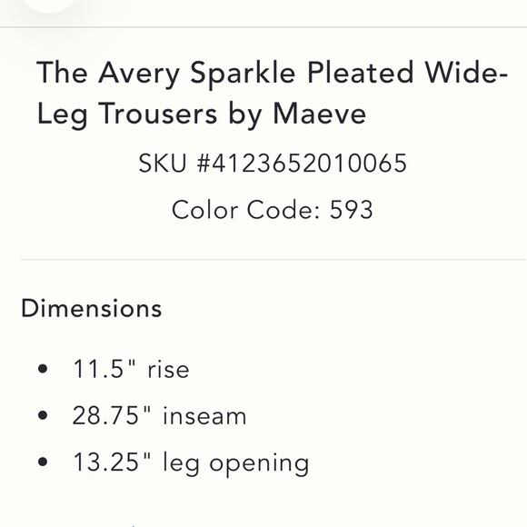 NWT Anthropologie Plaid Wide-Leg Pants Red Black Sparkle The Avery Small Petite - Picture 17 of 17